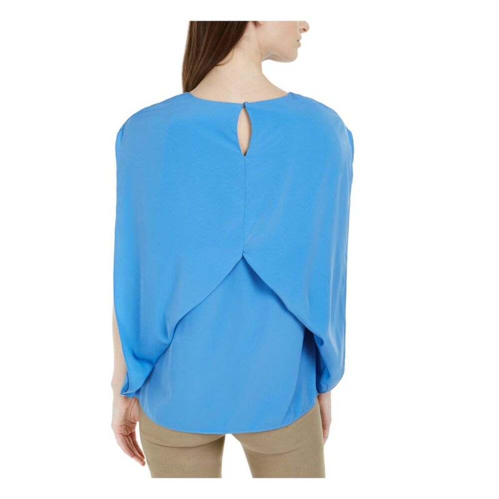 ALFANI Womens Light Blue Sleeveless Jewel Neck Top XXL - Picture 2 of 4